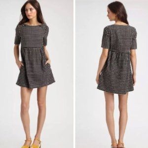 Ace & Jig Polka Dot Dress Black White Mini Medium